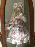 Dessert Catlets - Sweet Lolita JSK, Strawberry And Cat Prints - image 16