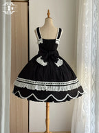 Vintage Petal Rabbit - Cotton Old School Lolita JSK Dress, Petal-Shaped Hem - image 48