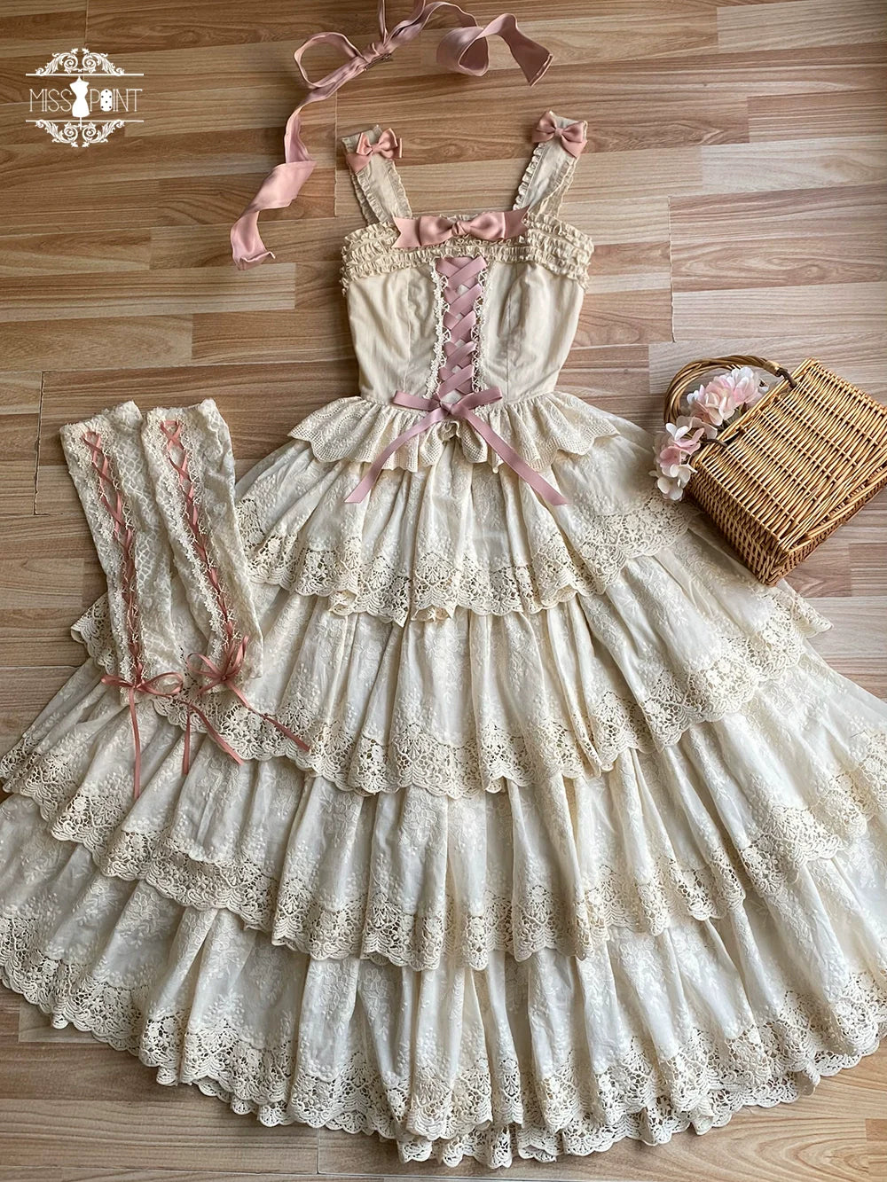 Forest Waltz - Classic Lolita Tiered Skirt Multi-layer Embroidered SK - image 75