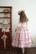 Lilianne Elegant Lolita Ruffled Hem JSK Dress - image 4