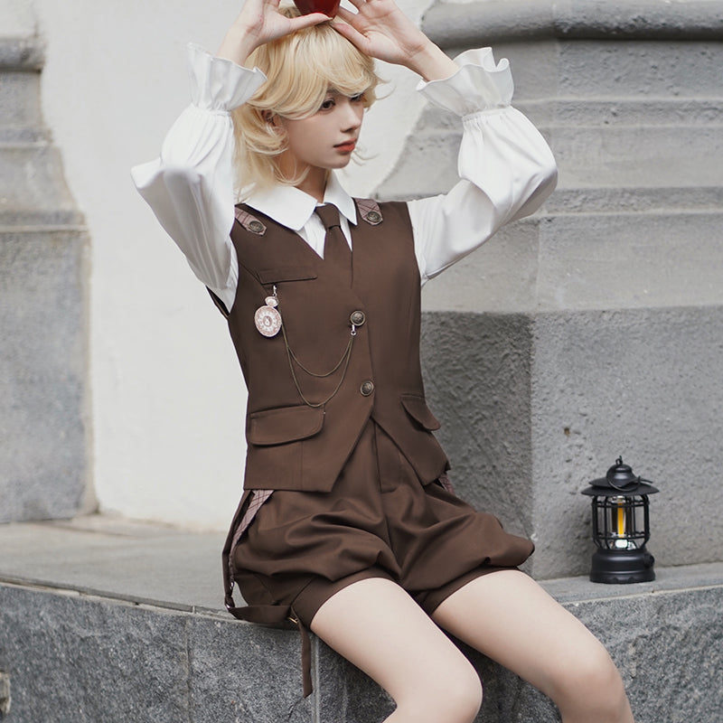 Detective Rabbit Kiri - Ouji Lolita Outfits, Backpack Pants - image 4