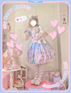 Sweetheart Knots - Sweet Lolita Dress Short Sleeve OP - image 7