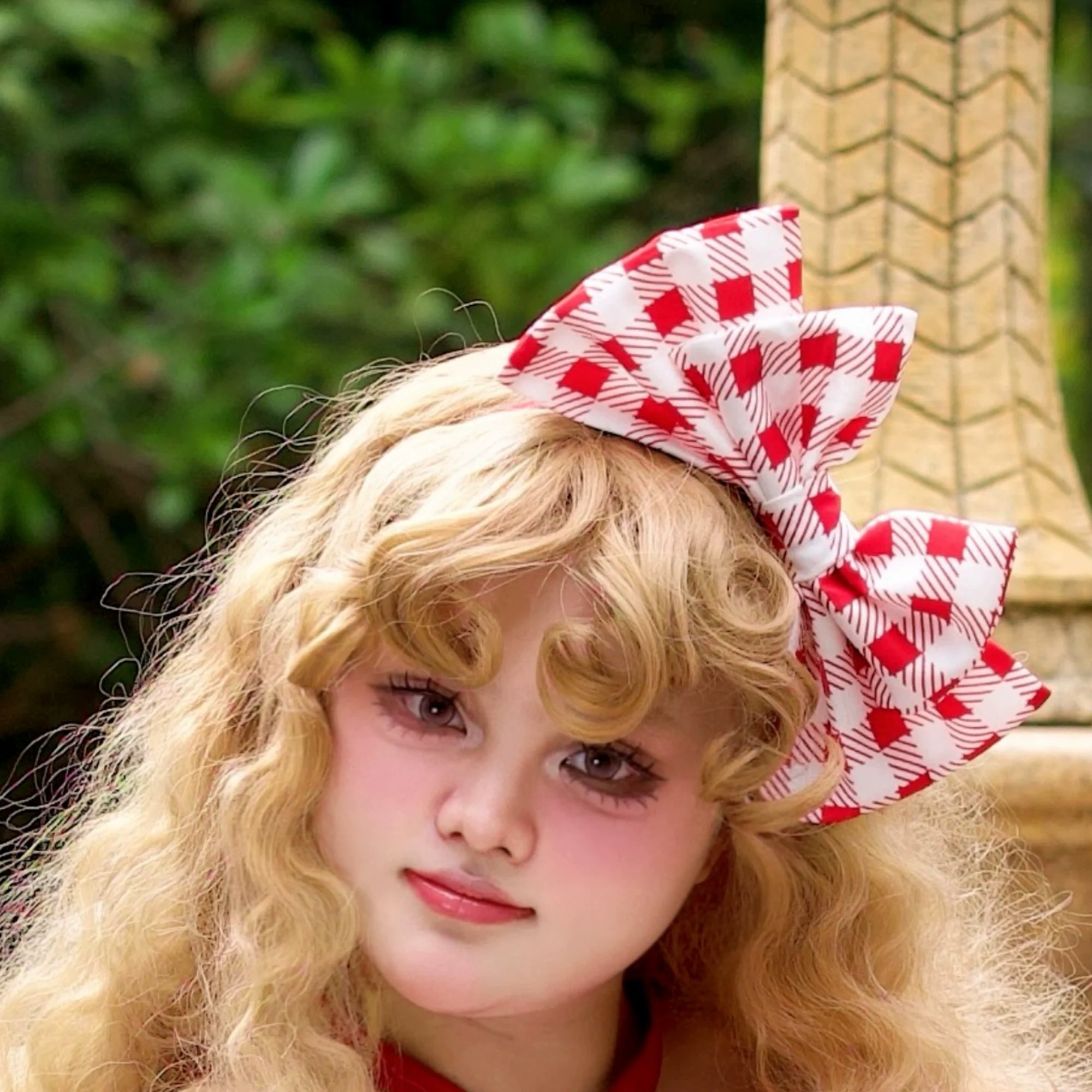 Gingham Strawberry - Plus Size Country Lolita OP Dress - image 20