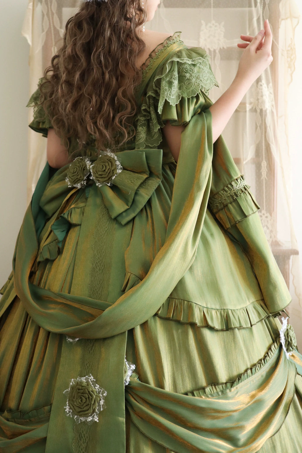 Tana Manor - Classic Lolita Accessories Sleeves Trailing Shawls - image 5
