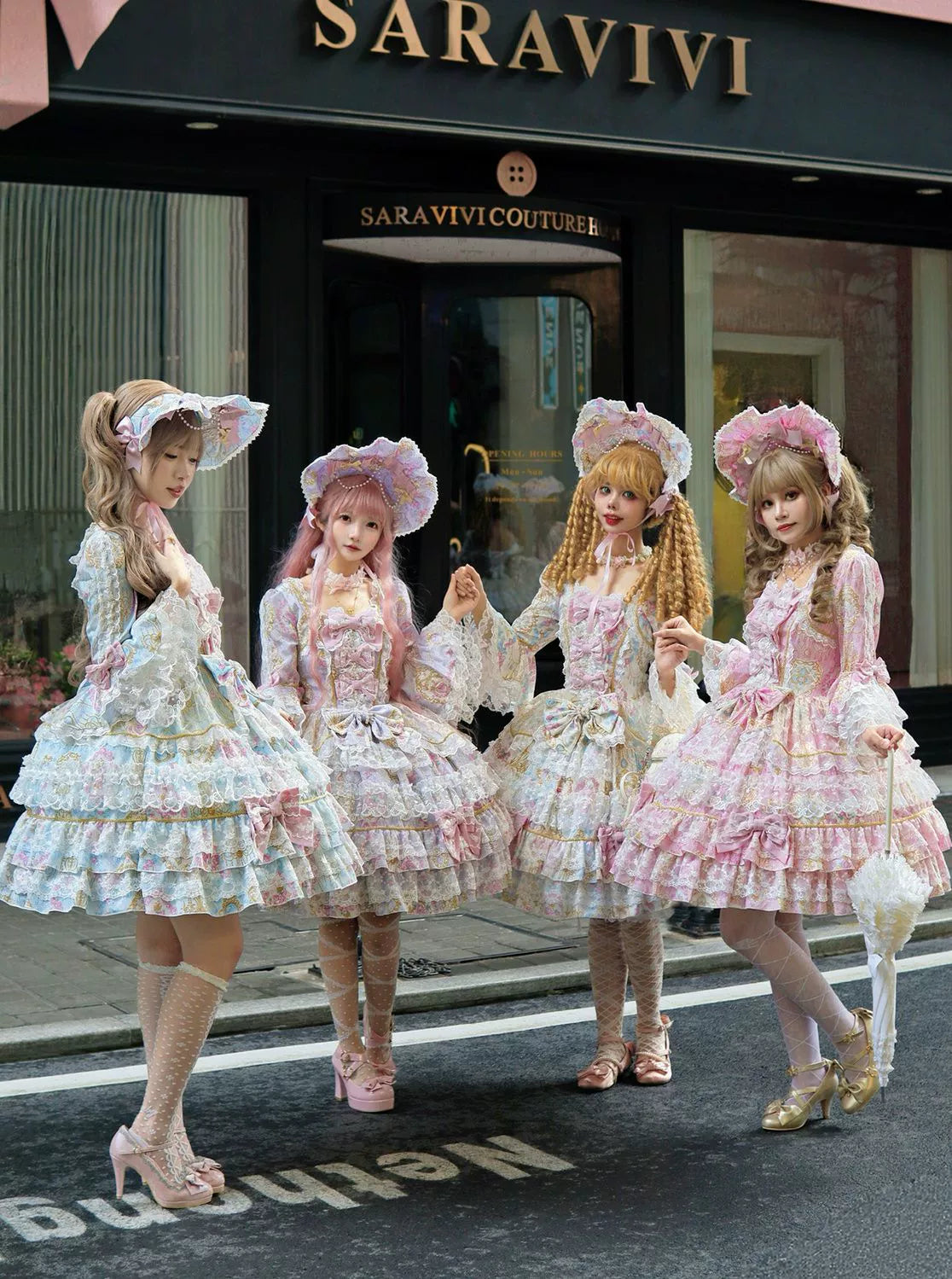 Candlelight Sonata - Sweet Lolita Long-Sleeve OP Dress - image 11
