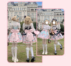 Puppy Parks - Sweet Lolita Kawaii Puppy Lolita Salopette - image 3