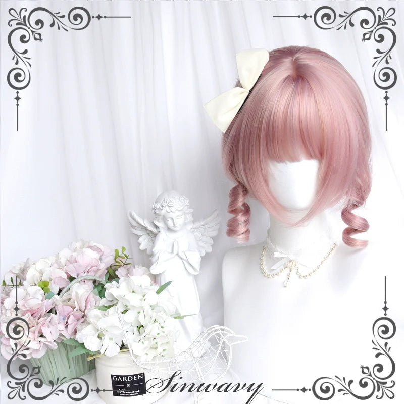 Sweet Lolita Wig, Detachable Roman Curl Ponytail - image 4