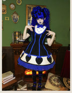The Weird Strawberry Lady - Old School Lolita JSK, Hand-Studded Strawberry and Accessories - image 3