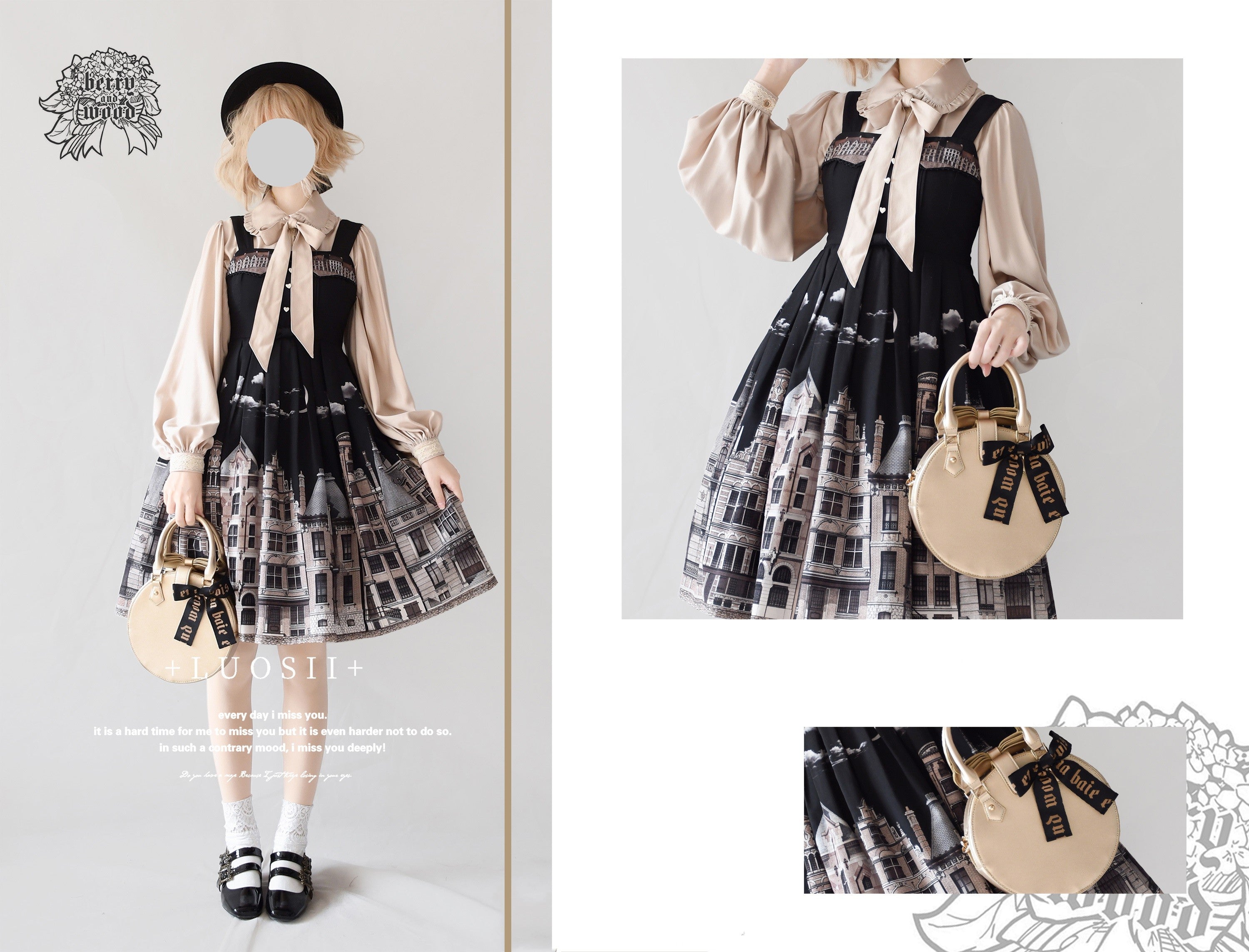 Mayer's Whisper - Vintage Lolita Large Sleeve Blouse - image 9