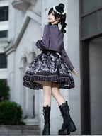 Magic Troupe - Gothic Lolita Outfit, Bunny Printed Skirt - image 2