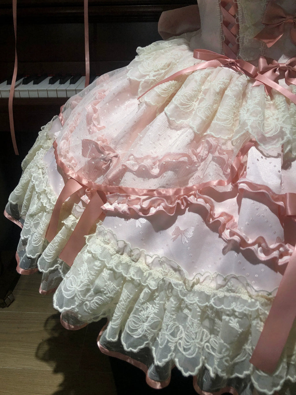 Dreamy Butterfly - Ballet-style Sweet Lolita JSK Dress With Large Bow Trailing - image 27