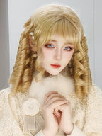 Sparkling 33cm Lolita Court Wig with Roman Curls - image 3
