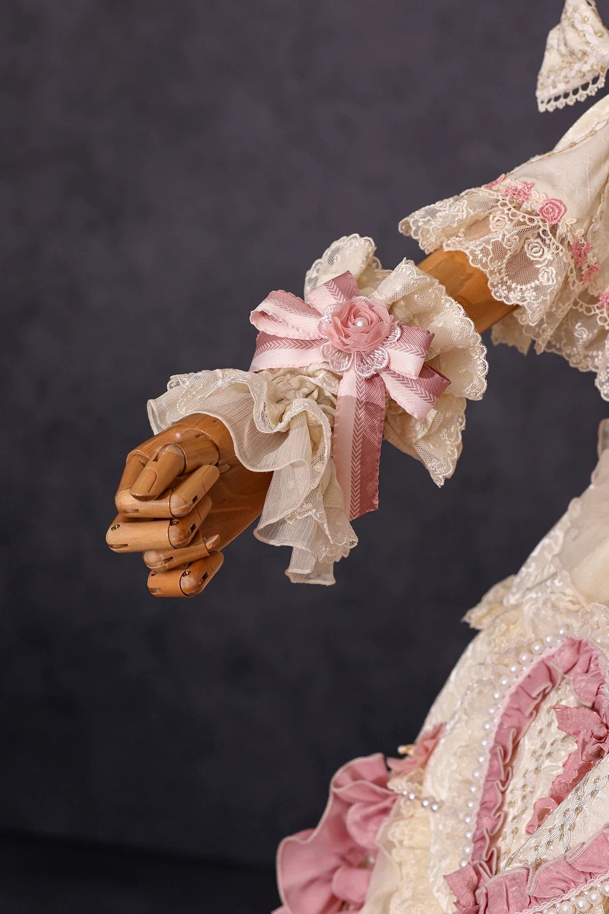 Antique Cake - Vintage Lolita Accessories, Flower Accent - image 6