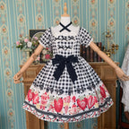 Gingham Strawberry - Plus Size Country Lolita OP Dress - image 13