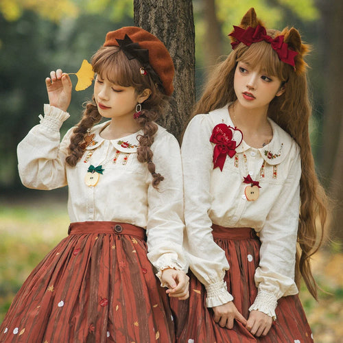 Chuby Box in the Forest - Elegant Lolita Necklace Brooch KC Beret Accessories - image 2