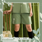 Limited Flowering Time - Ouji Lolita Green Prince Shorts - image 1