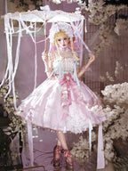 Hibiscus Huadan Pink Short JSK Dress Series and Accessories - image 3