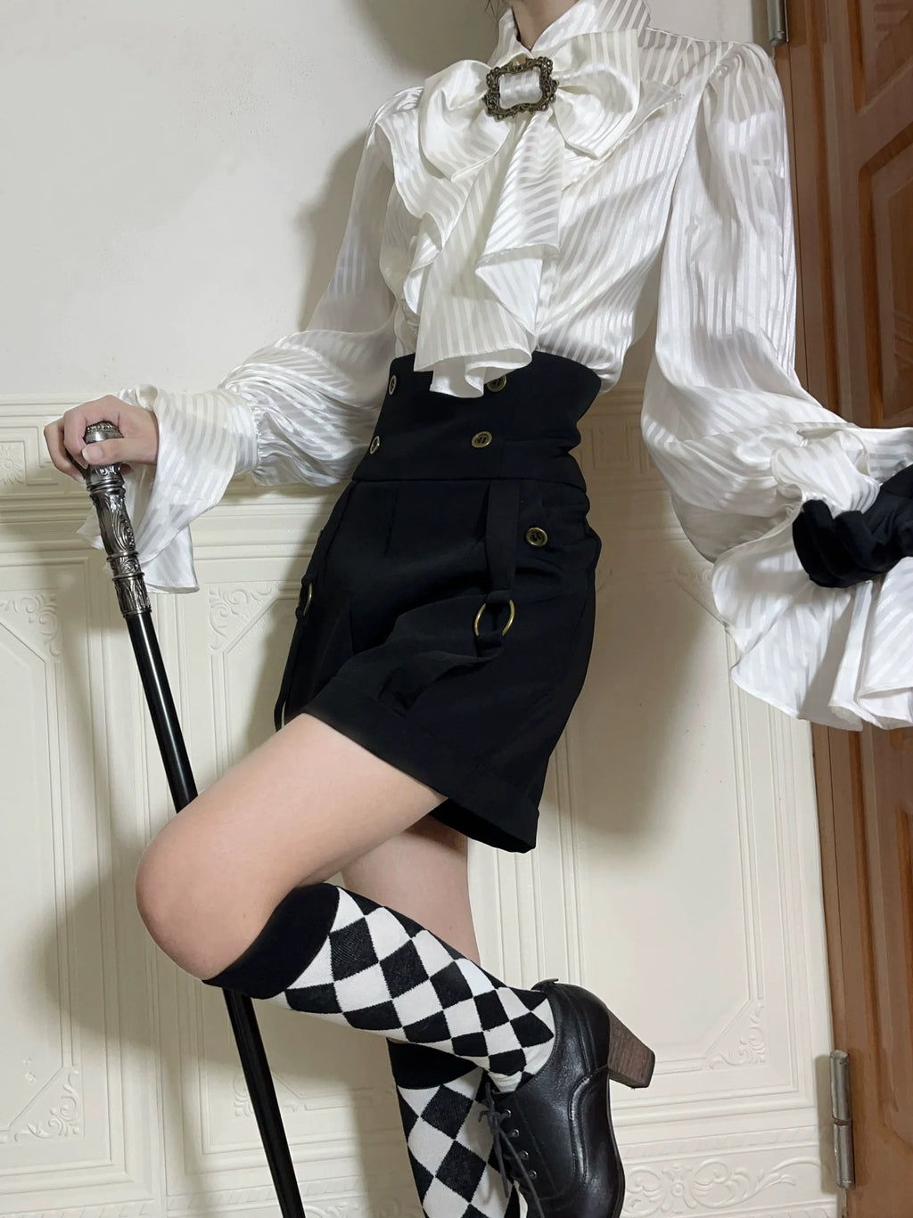 Moonstone Elegant Ouji Shirt with Detachable Jabot - image 7