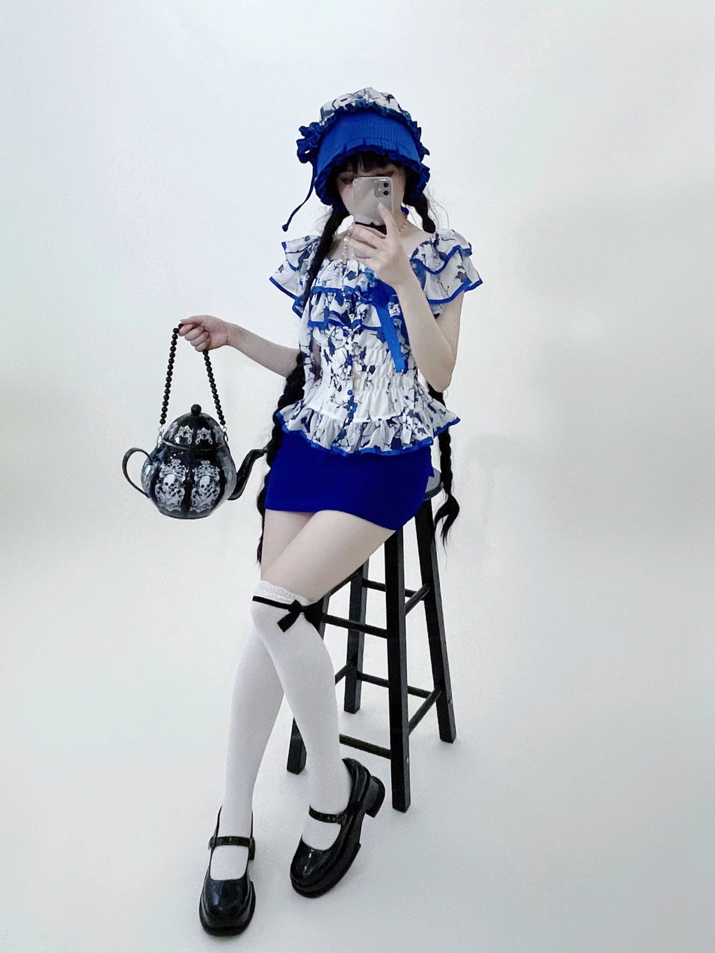 Thorned Rose Gothic Lolita Blouse and Skirt Set - image 7