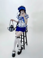 Thorned Rose Gothic Lolita Blouse and Skirt Set - image 7
