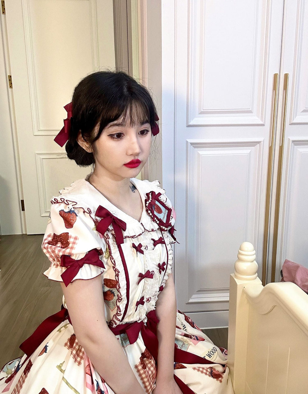 Betty Baby Sweet Lolita OP Dress and Accessories - image 8