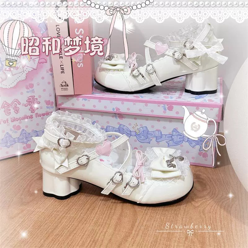Showa Dreamland - Sweet Lolita Heels, Cute Claw-Shaped Heels - image 10