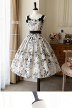 Forest Holiday - Elegant Lolita Foral Print JSK Dress Multicolors - image 21