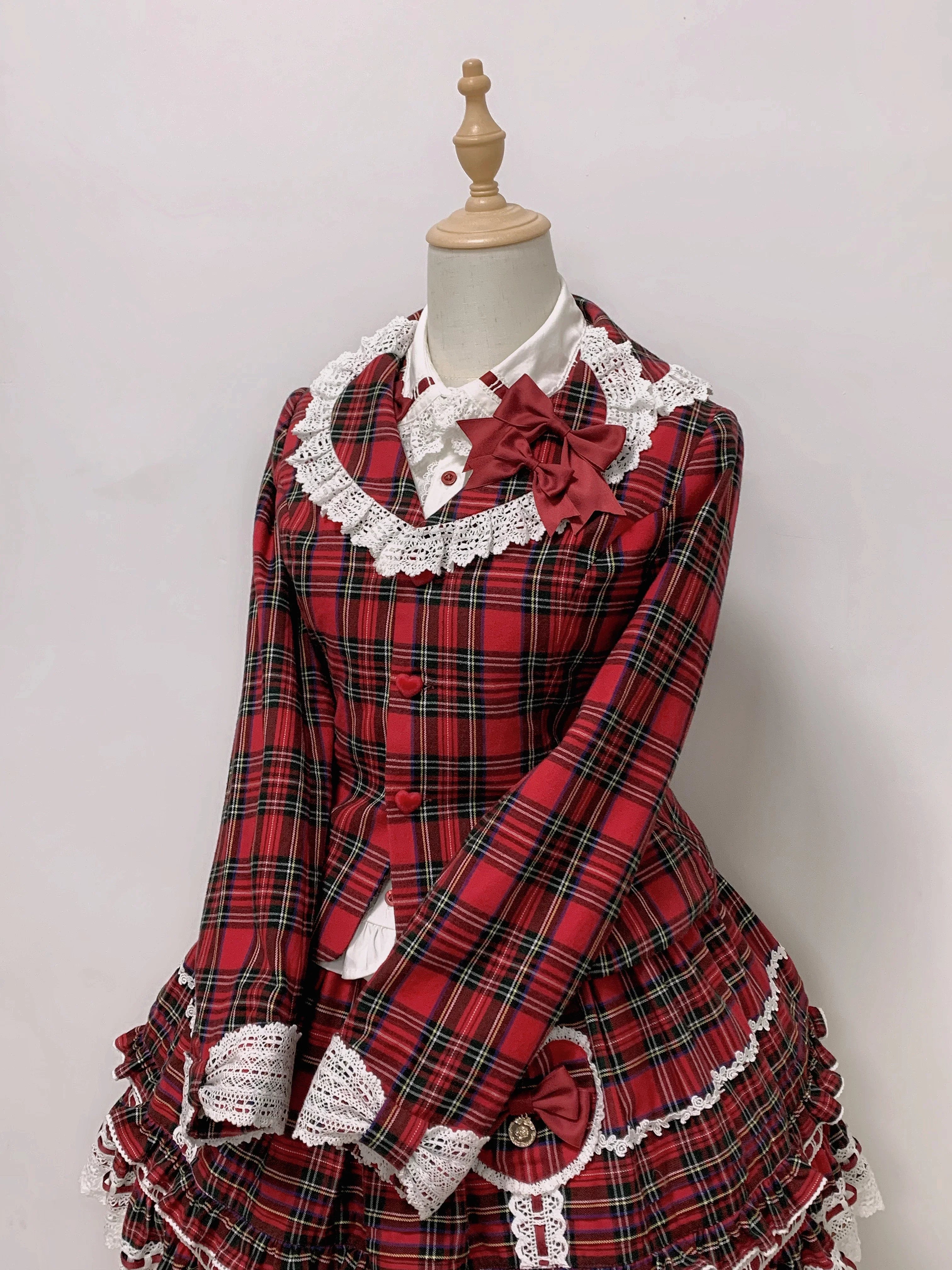 Bunny's Wish - Old School Lolita Coat, Flounce Hem Skirt - image 10