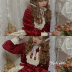 Vintage Elegant Velvet OP Dress - image 45