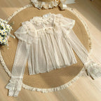 Confession Poem - Classic Lolita Corset JSK Set, Lace & Bows - image 37