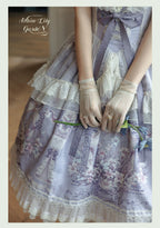 Lily Maiden - Classic Lolita JSK Dress, Lily Embroidery and Accessories - image 7