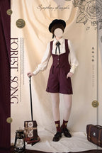 Griffin's Appointment - Vintage Lolita Pointed Collar Blouse - image 9