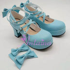 Lolita Bow Strap Shoes, Multicolors - image 32