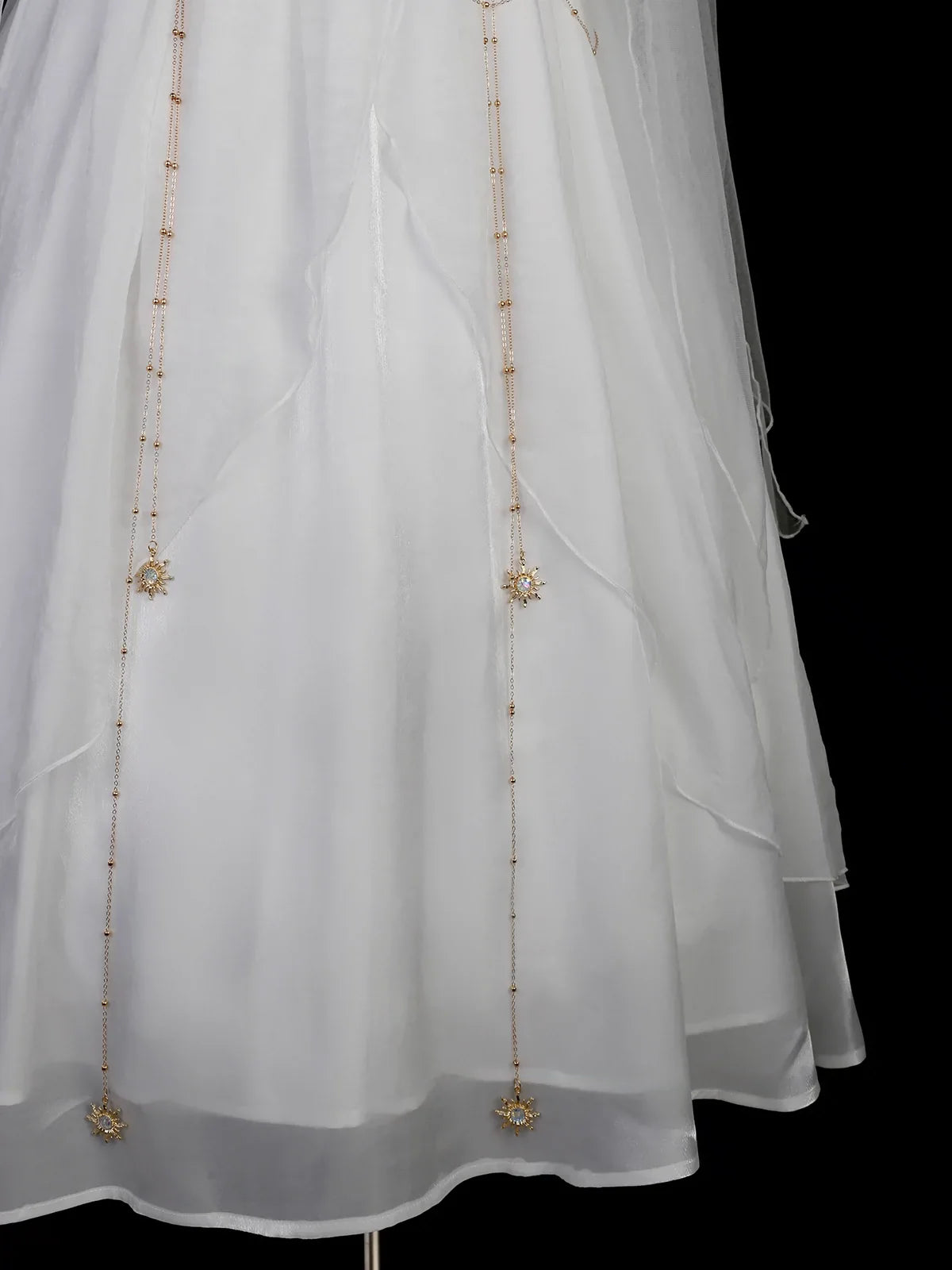 Divine - Elegant Greek Mythology Style Lolita JSK Irregular Hem White JSK Dress - image 12