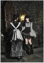 Raven's Night Song Oriental Gothic Lolita Dress Set - image 27
