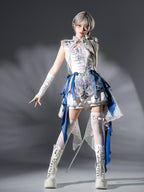 Blue Dragon Bone Ouji Lolita Shorts Suit with Trailing - image 6