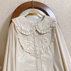 Sweet Lolita Blouse Doll Collar Shirt with Bubble Sleeves - image 31