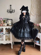 Silent Night Church Gothic Lolita JSK Dress, Church Print - image 3