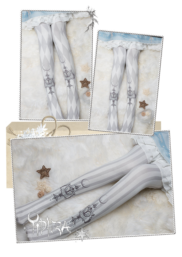 Midnight Circus - Argyle Printed Lolita Tights - image 18