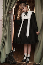 Black Nun - Gothic Lolita OP Dress - image 16