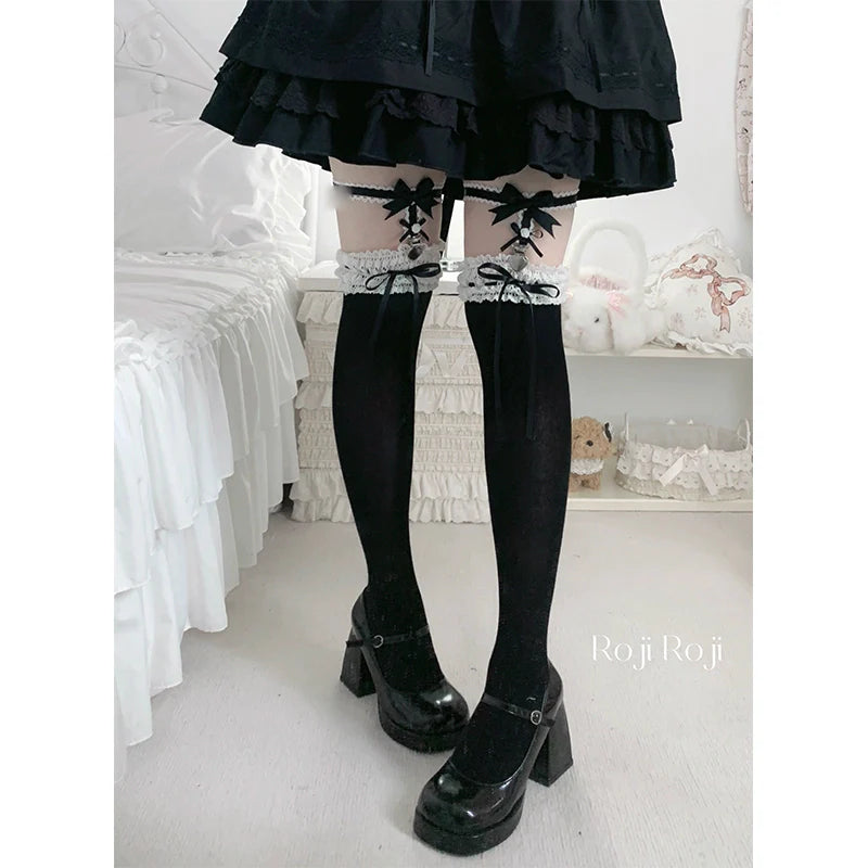 Gentle Town - Sweet Lolita Cotton Calf Socks, Ankle Socks - image 30