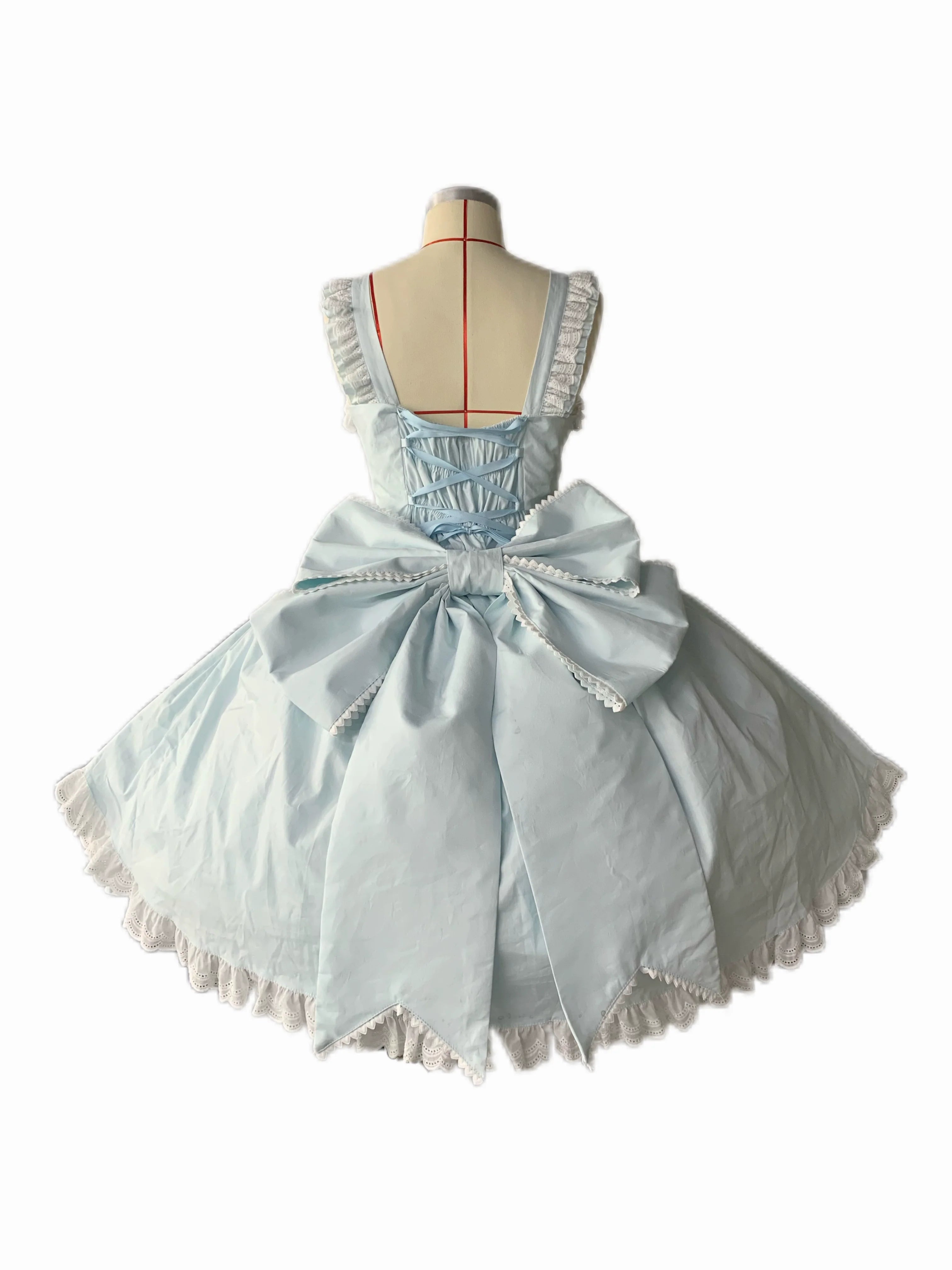 Gryza Plus Size Princess Lolita JSK with Cotton Tiered Ruffles - image 18