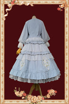 Melaleuca Lily - Embroidery Country Lolita Blouse and Skirt and Accessories - image 11