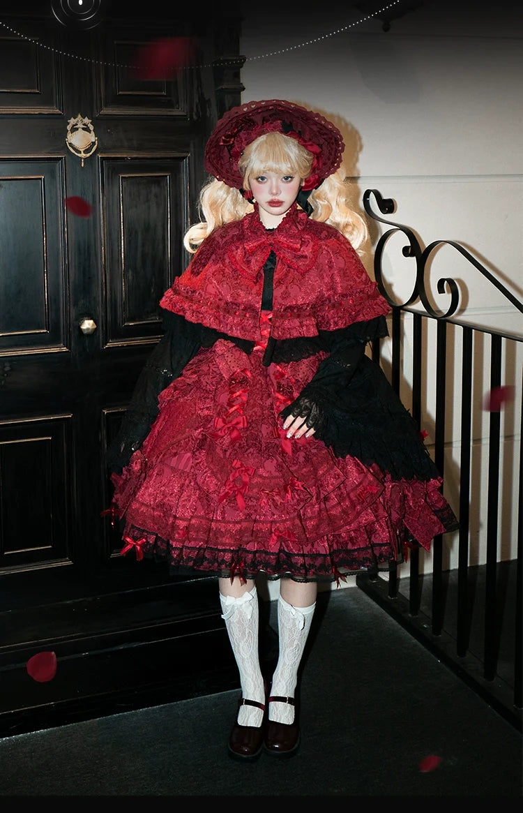 Vintage Lolita Dress Set, Cotton Shirt - image 5