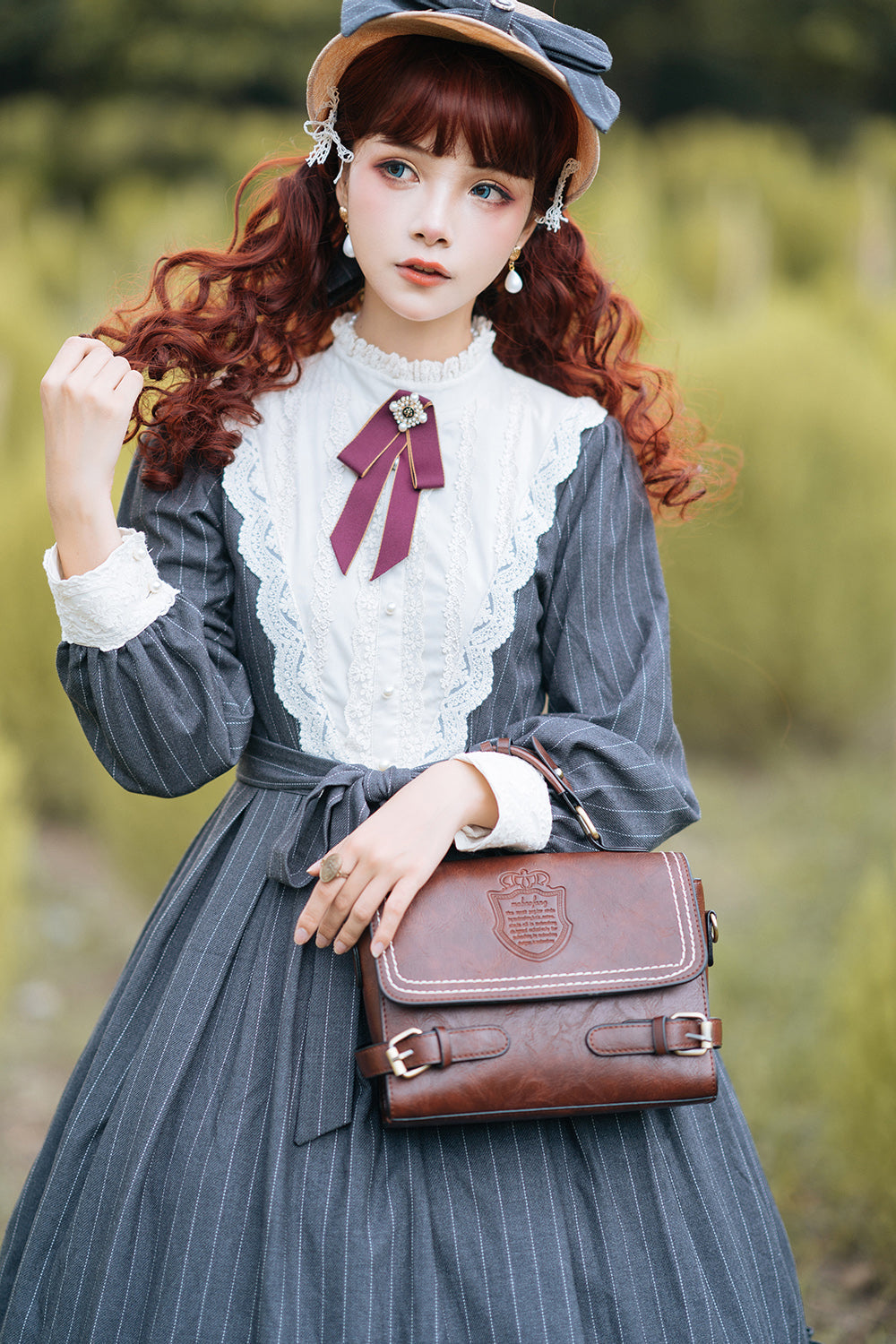Rose Silhouette - Vintage Classic Lolita OP - image 10