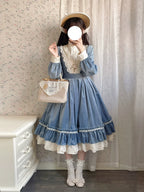 Vintage Elegant Velvet OP Dress - image 16