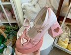 Heart Function - Sweet Lolita Shoes Gradient Color High Heels - image 14