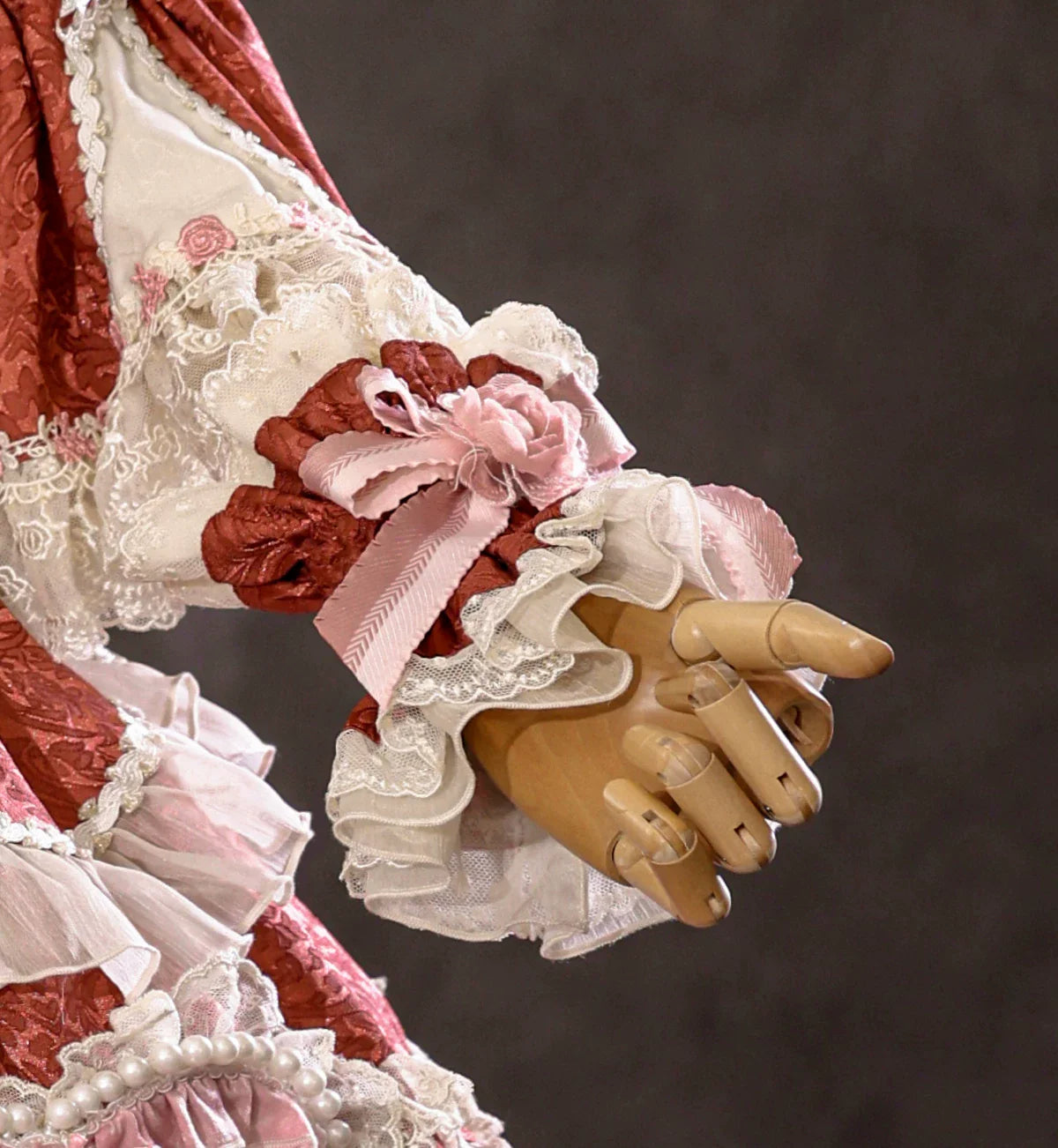 Antique Cake - Vintage Lolita Accessories, Flower Accent - image 8