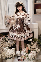 Chocolate Milk Pie - Sweet Lolita JSK Dress Summer Salopette - image 10