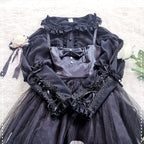 Plus Size Lolita Shirt Mutton Sleeve Lace Blouse - image 6
